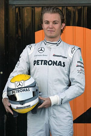 Platz 7: Auf Augenhöhe mit Michael Schumacher fährt Nico Rosberg noch nicht, ständige Punkte-Platzierungen fährt der Deutsche aber trotzdem heraus.