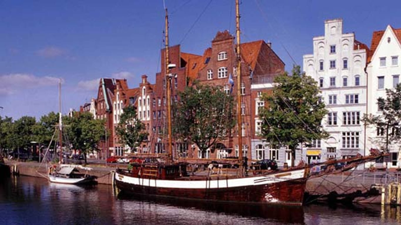 Blick auf die Lübecker Altstadt.
