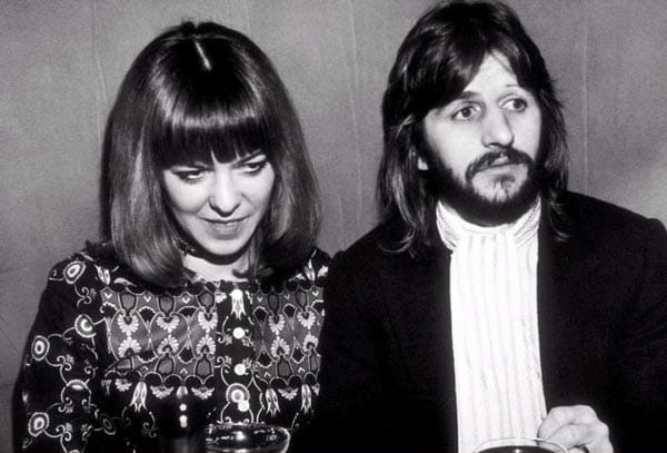 Ringo Star und Ehefrau Maureen 1970