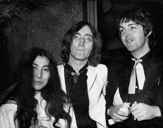 John, Yoko und Paul bei der Premiere von "Yellow Submarine"