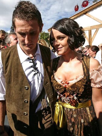 Miroslav Klose mit seiner Frau Sylwia