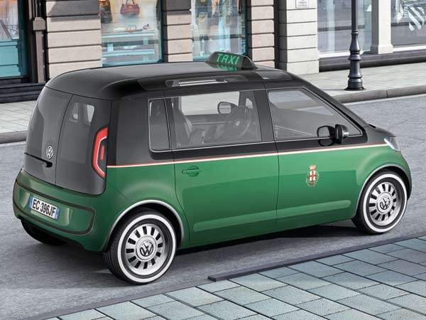 Das "Milano Taxi" erinnert in der zweifarbig schwarz-grünen Lackierung an die klassischen Mailänder Taxis.