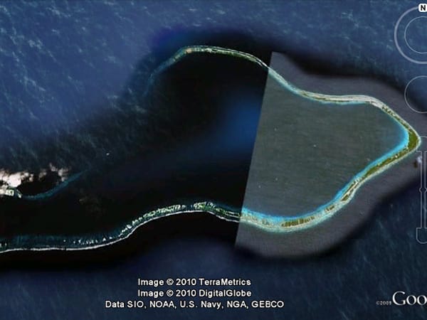 Das Südsee-Atoll Mururoa