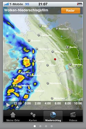 Wetter.info: Wetterinfos auf dem iPhone für Ihren Urlaub (Screenshot: App Store)