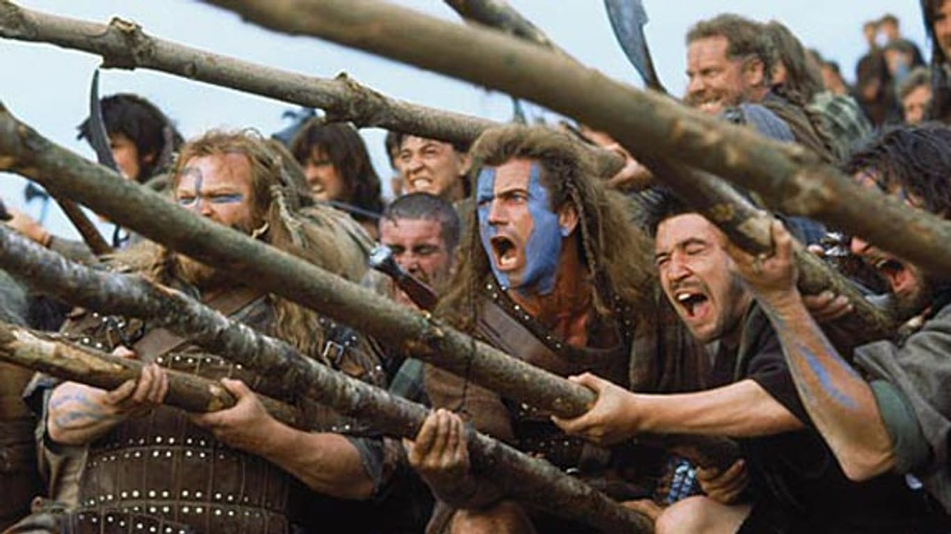 Auf in den Kampf: Mel Gibson in Braveheart