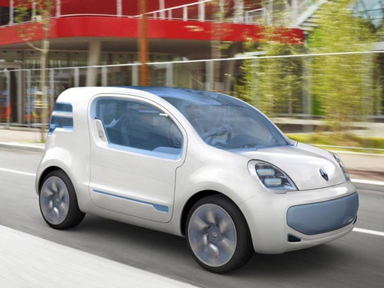 Der Kleintransporter Renault Kangoo soll ab 2011 mit einem Elektromotor aufwarten.