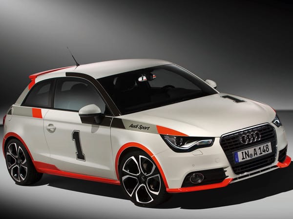 Im Stil der Audi-Rallye-Tradition tritt der Audi A1 Competition Kit an. Diese Folie ist am Wörthersee auch bestellbar.