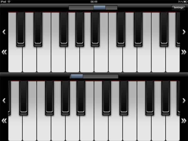 "Virtuoso Piano Free 2 HD" verwandelt Ihr iPad in ein ausgewachsenes Piano.
