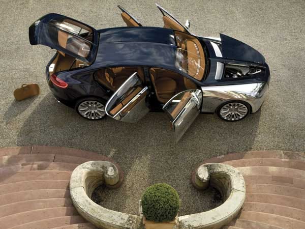Der Galibier könnte die stärkste Limousine der Welt werden. Wie viele PS der Bugatti tatsächlich unter der Haube hat, ist noch nicht bekannt.
