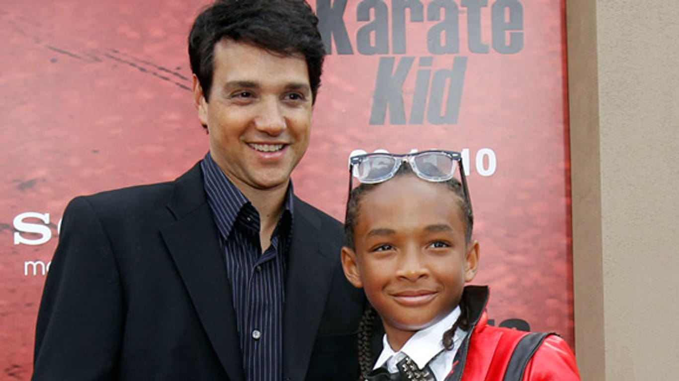 Das alte und das neue "Karate Kid": Ralph Macchio und Jaden Smith