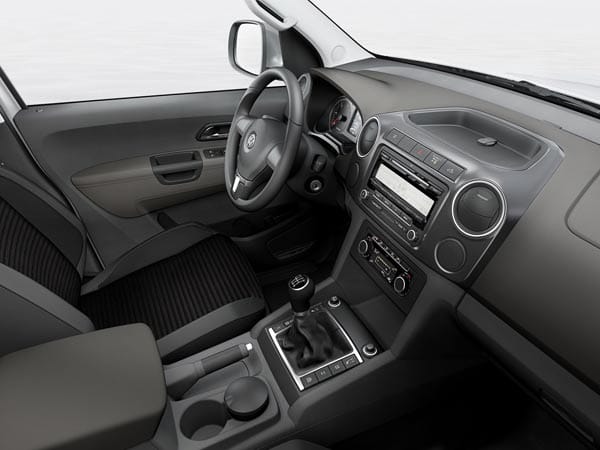 Der Innenraum des VW Amarok.