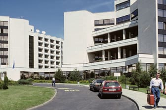 Das "Cliff"-Hotel auf Rügen.