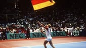 24. Juli 1987 - Die "Schlacht von Hartford" - Boris Becker triumphiert im Davis-Cup-Einzel über John McEnroe.