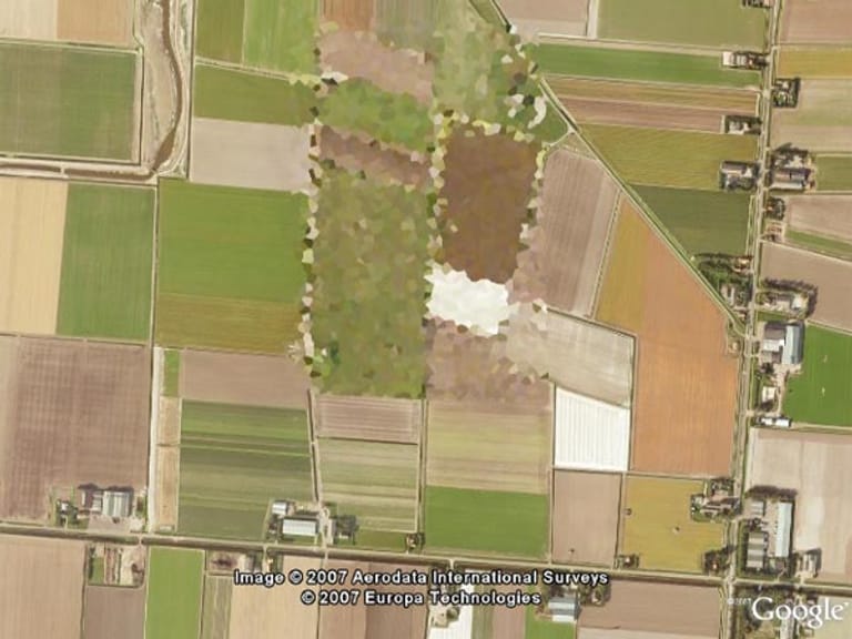 Satelliten-Foto aus Google Earth (Screenshot: t-online.de)