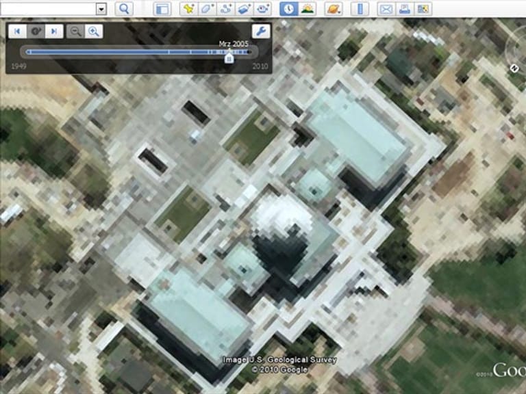 Satelliten-Foto aus Google Earth (Screenshot: t-online.de)