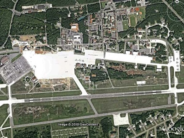 Satelliten-Foto aus Google Earth (Screenshot: t-online.de)