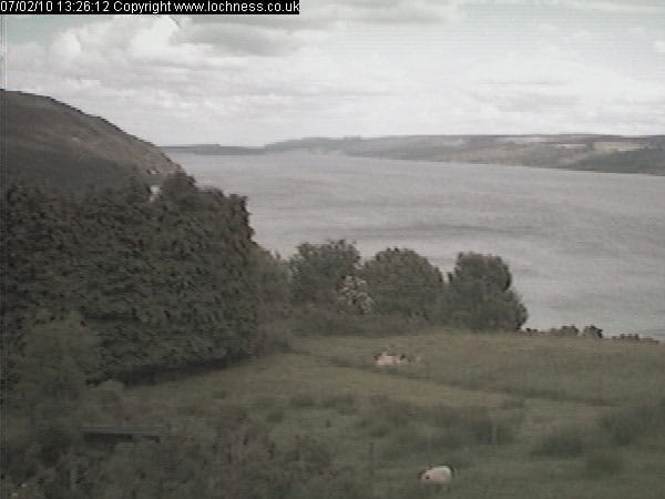 Webcam zeigt Loch Ness.