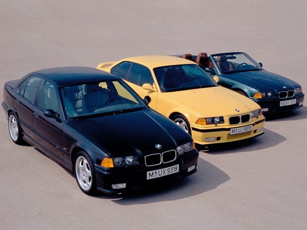 Mit der zweiten M3-Generation (E36, 1992 bis 1999) kam ein radikaler Schnitt. Dicke Backen und Monster-Spoiler waren passé.