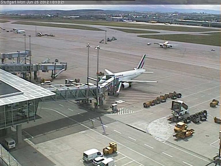 Webcam des Flughafen Stuttgart.