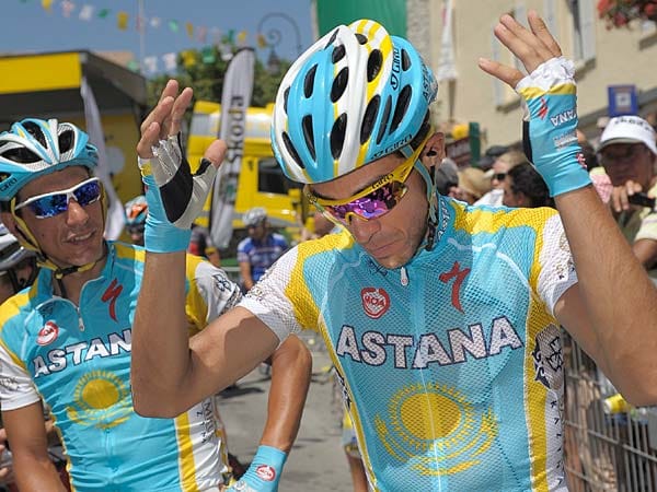 Mit 41 Sekunden Rückstand ist Alberto Contador der schärfste Konkurrent. Aber auf der 11. Etappe wird sich nicht viel in der Gesamtwertung ändern. Es ist mal wieder der Tag für die Sprinter.