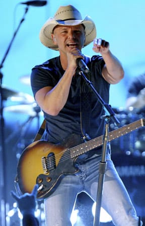 Country-Star Kenny Chesney schaffte es mit 50 Millionen Dollar auf den neunten Platz.