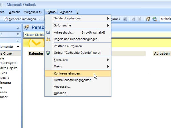 Microsoft Outlook: E-Mail-Konten einrichten