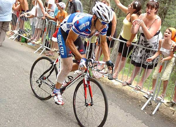 Aus auf dem Weg nach Bordeaux: Der Italiener Francesco Reda musste die Tour während der 18. Etappe aufgeben.