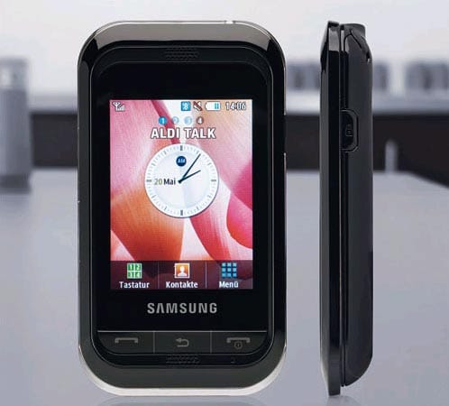 Das Samsung C3300 Champ wird bei Aldi Nord für 80 Euro angeboten. Das ist günstiger als im Internet und für ein Handy mit dieser Ausstattung ein guter Preis.