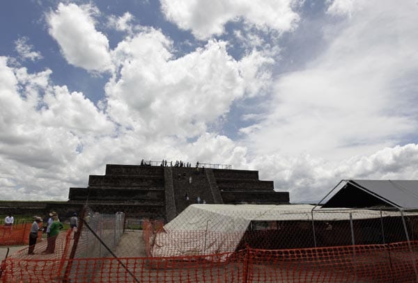 Teotihuacán: Das Gelände gehört zum Weltkulturerbe der Unesco. Teotihuacán: Das Gelände gehört zum Weltkulturerbe der Unesco.