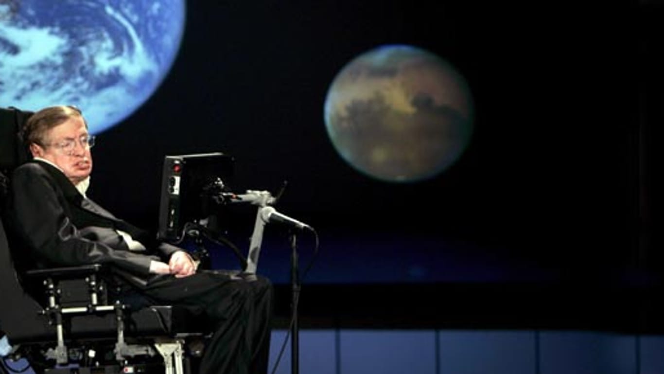 Raumfahrt: Der britische Astrophysiker Stephen Hawking sieht die Zukunft des Menschen im Weltraum