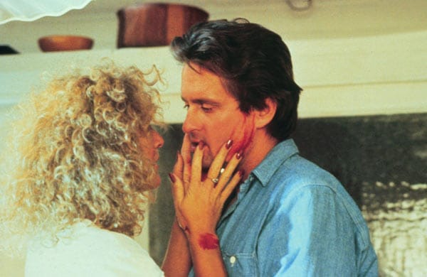 Eines seiner Kino-Highlights: 1987 musste sich Michael Douglas in "Eine verhängnisvolle Affäre" (1987) gegen eine allzu zudringliche Glenn Close zur Wehr setzen.
