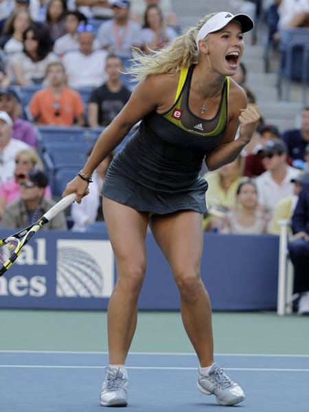 Aus dem hohen Norden: Die Dänin Caroline Wozniacki, in New York an Nummer eins gesetzt.