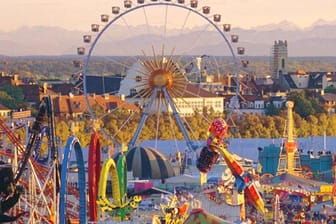 Oktoberfest München: Blick über die Wiesn