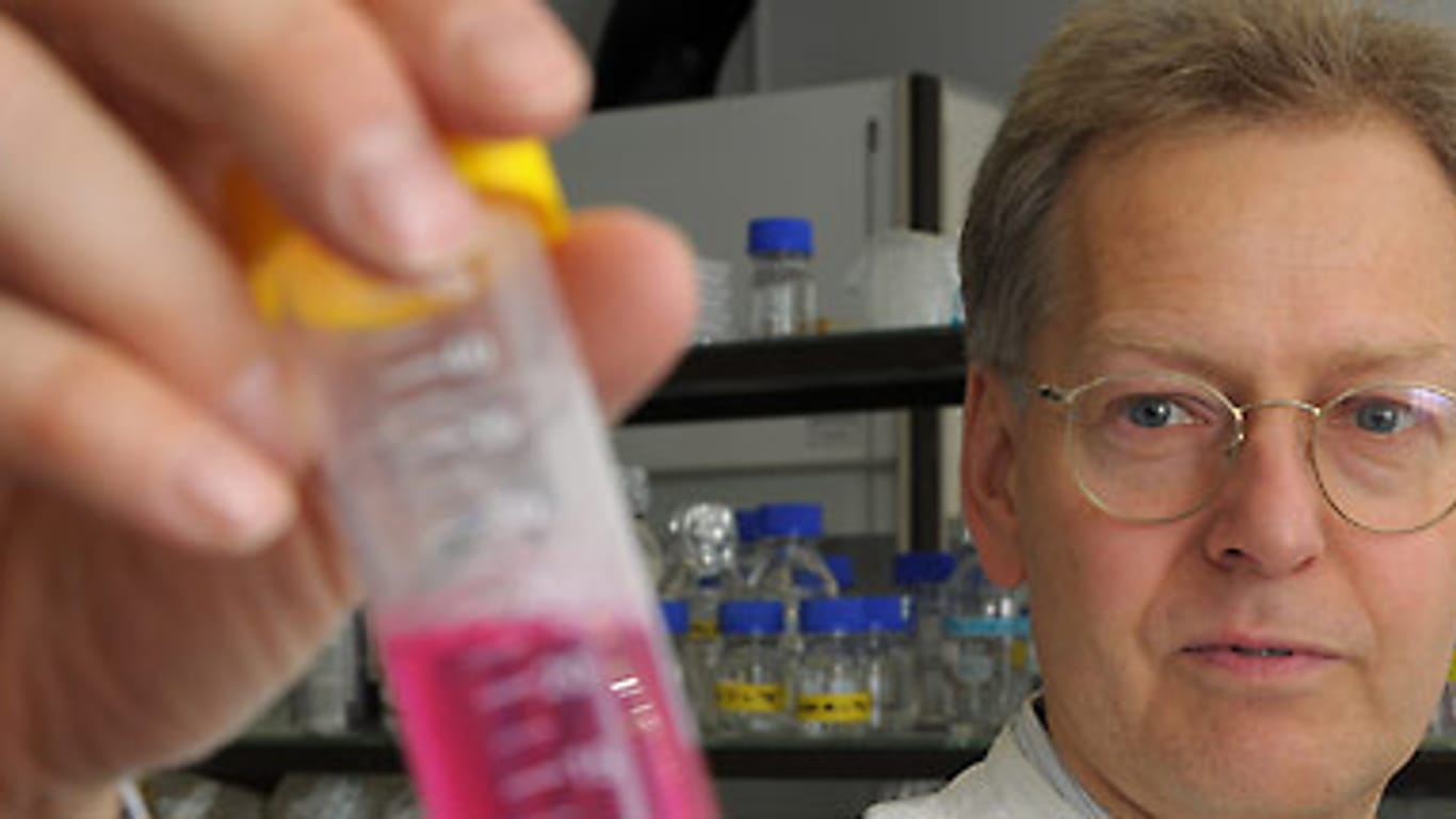 Thorsten Wolff vom Robert-Koch-Institut hat dem Grippevirus den Kampf angesagt