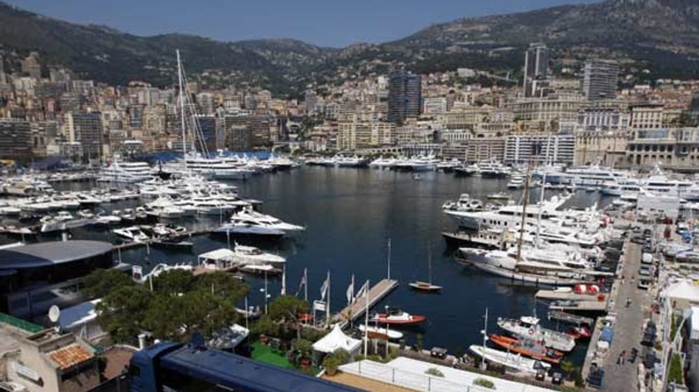 Der Yachthafen von Monte Carlo.