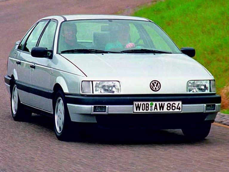 Der VW ohne Nase: Die dritte Generation kam ohne Kühlergrill aus und wurde von 1988 bis 1993 gefertigt.
