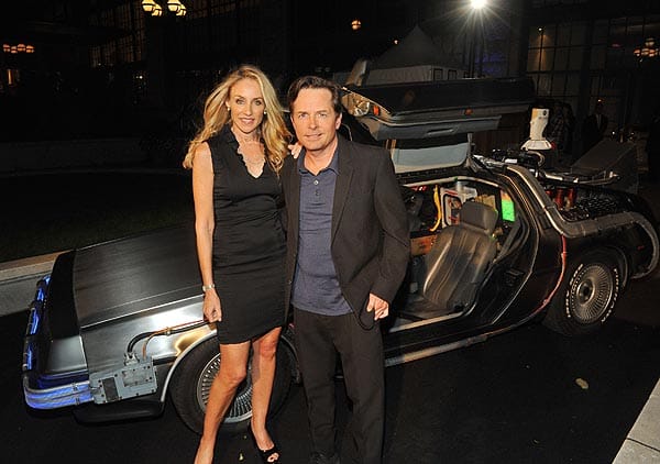 Michael J. Fox mit Ehefrau Tracy Pollan.