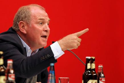 Uli Hoeneß ist beim FC Bayern Vorreiter in der "Abteilung Attacke".