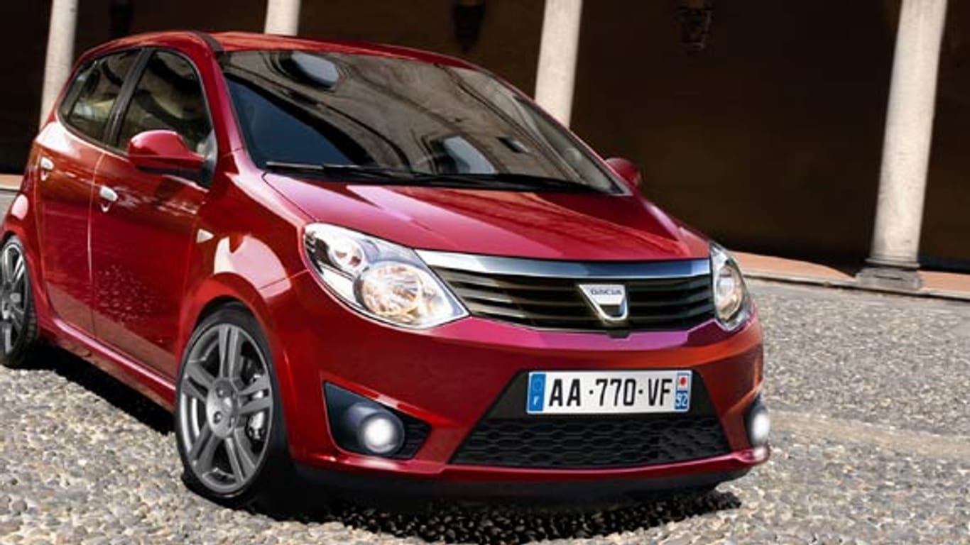 So könnte der neue Kleinwagen aussehen: Dacia Citadine