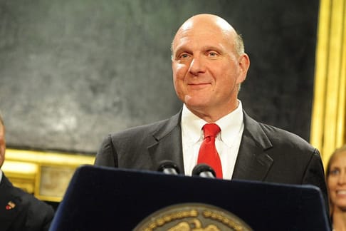 Der Microsoft-Chef Steve Ballmer besitzt ein Vermögen von geschätzten 14,5 Milliarden Dollar