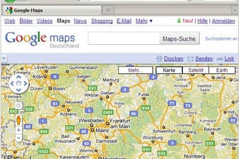 So bedienen Sie Google Street View (Screenshot: t-online.de)