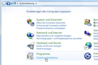 Komponenten in Windows 7 entfernen (Screenshot: t-online.de)