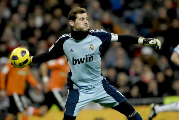 Platz 1: Iker Casillas vom spanischen Rekordmeister Real Madrid. Sein Marktwert liegt bei 35 Millionen Euro.