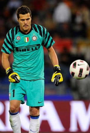 Platz 4: Julio César vom italienischen Triple-Gewinner Inter Mailand. Sein Marktwert: 25 Millionen Euro.