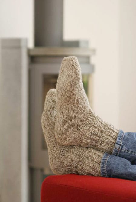 Erkältung: Warme Socken schützen