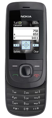 Das Nokia 2220 Slide ist das einzige Handy unter unseren Favoriten mit einem Slider-Mechanismus. Nennenswerte Extras bietet dieses Handy nicht, dafür lobte Testberichte.de noch im Juni 2010 die gute Verarbeitung und das besonders helle und gut lesbare Display.