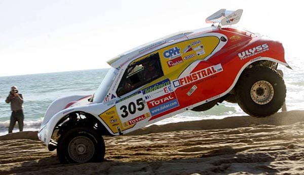 Diese ungewöhnlichen Fahrzeugen gehen bei der Dakar in der Kategorie "Buggy" an den Start