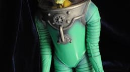 Nur eine von vielen Phantasien über mögliche Marsbewohner: Eine Figur aus dem Film "Mars Attacs".