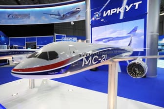 Das ist die russische Kampfansage an Boeing und Airbus: Die MS-21 (russisch MC-21) soll 200 Plätze haben und bis 2016 fertig sein.