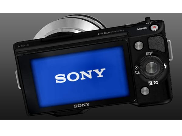 Sony NEX-5, Rückansicht